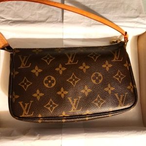 Louis Vuitton Pouchette  & Matching Wallet